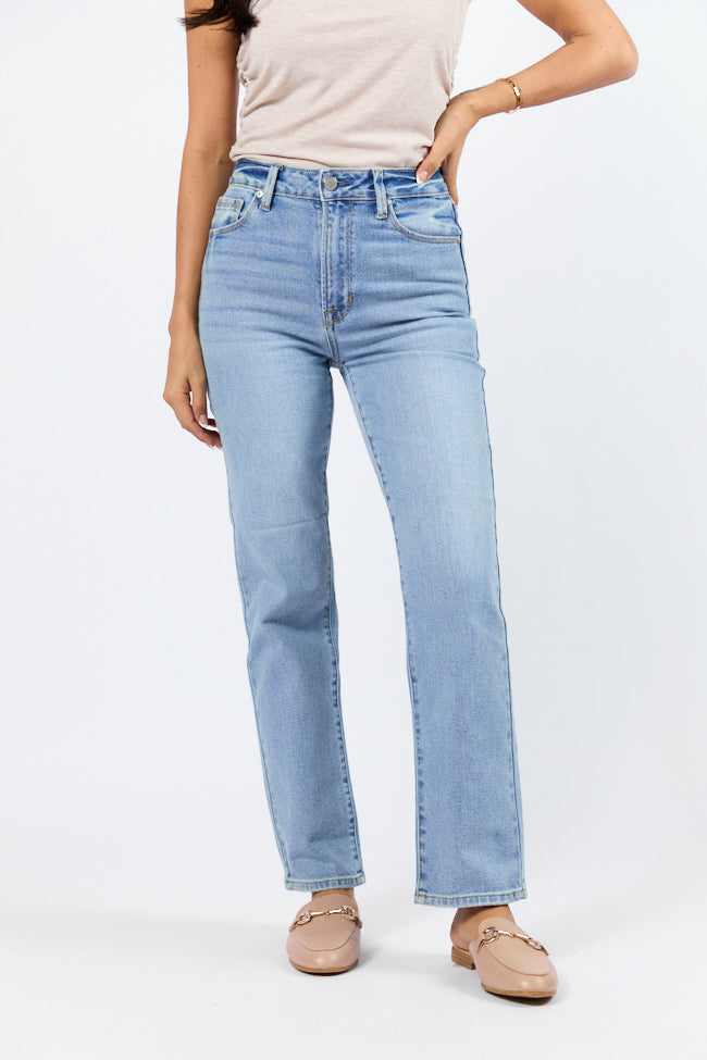 Eden Light Wash Straight Leg Jean SALE