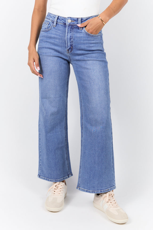 Mallory Medium Wash Ankle Length Straight Leg Jeans SALE