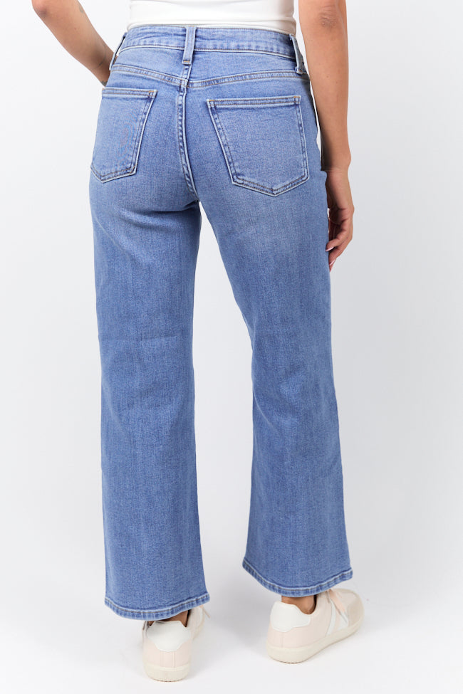 Mallory Medium Wash Ankle Length Straight Leg Jeans SALE