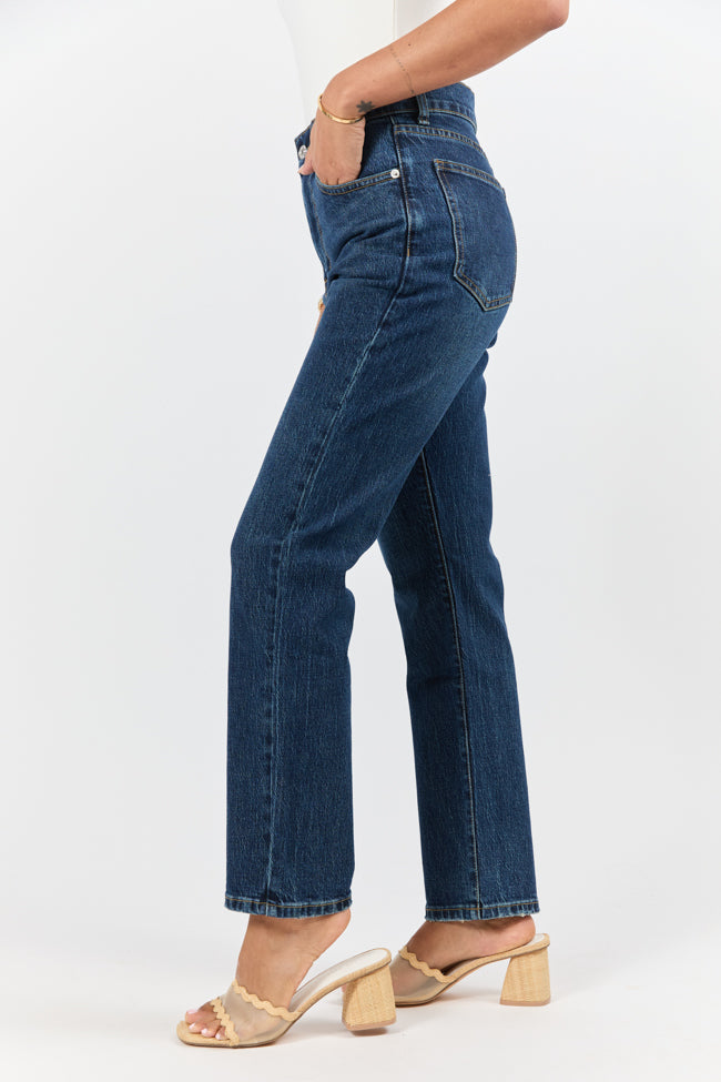 Millie Dark Wash Straight Leg Jeans SALE