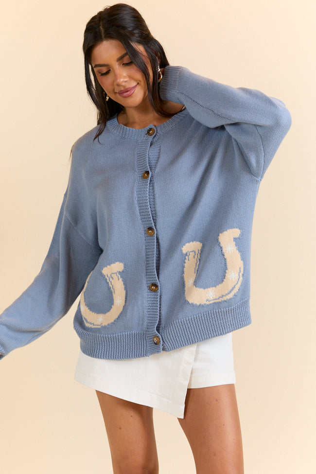 Golden Stirrups Horseshoe Cardigan SALE