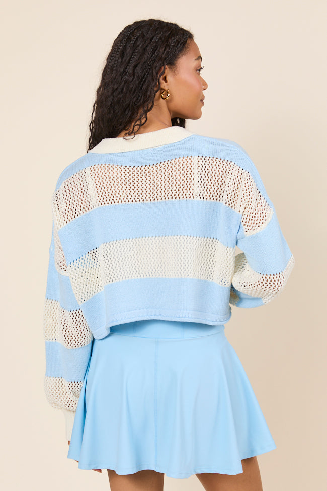By The Rules Striped Knit Rugby Sweater SALE