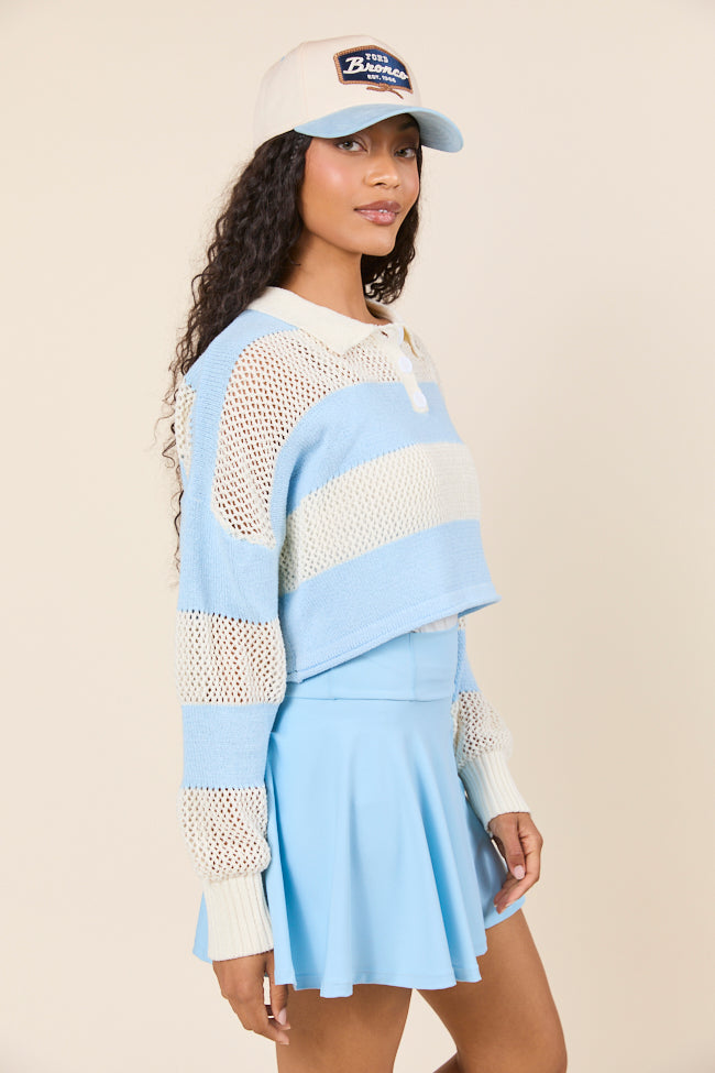 By The Rules Striped Knit Rugby Sweater SALE
