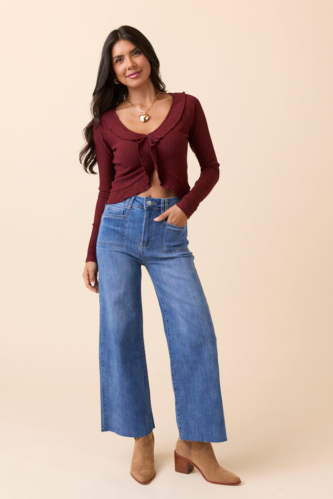 My Favorite Medium Wash Wide Leg Jeans SALE