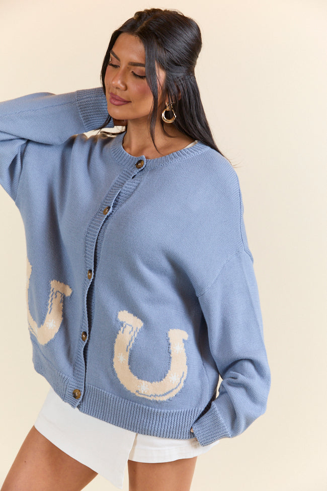 Golden Stirrups Horseshoe Cardigan SALE