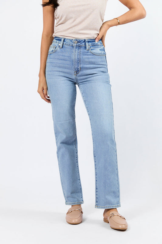 Eden Light Wash Straight Leg Jean SALE