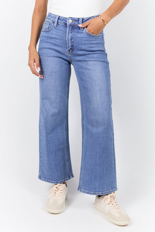 Mallory Medium Wash Ankle Length Straight Leg Jeans SALE