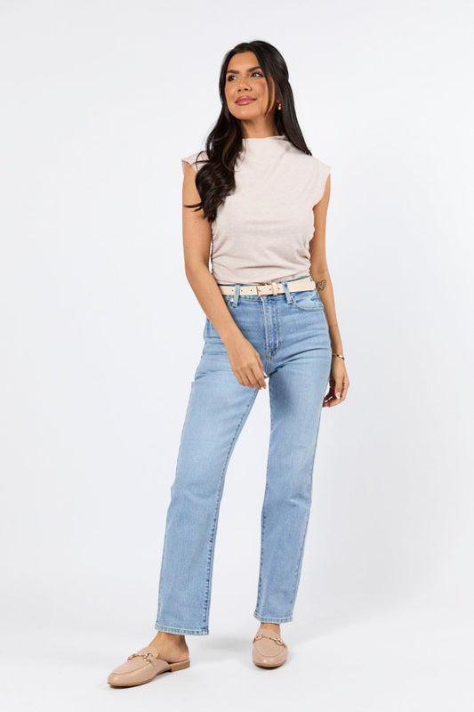 Eden Light Wash Straight Leg Jean SALE